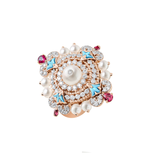 Picture of Turquoise Waves ring